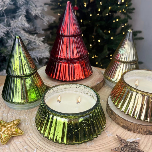 Scented Candle In Festive Tree