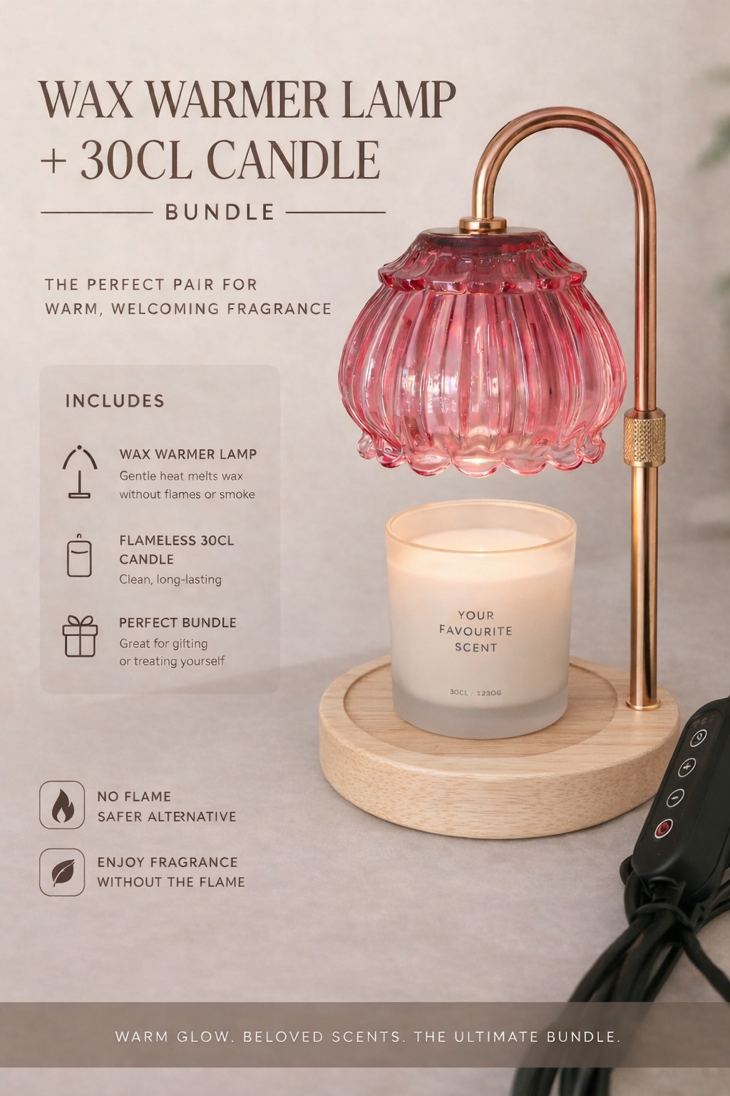 Wax Warmer + Candle Bundle