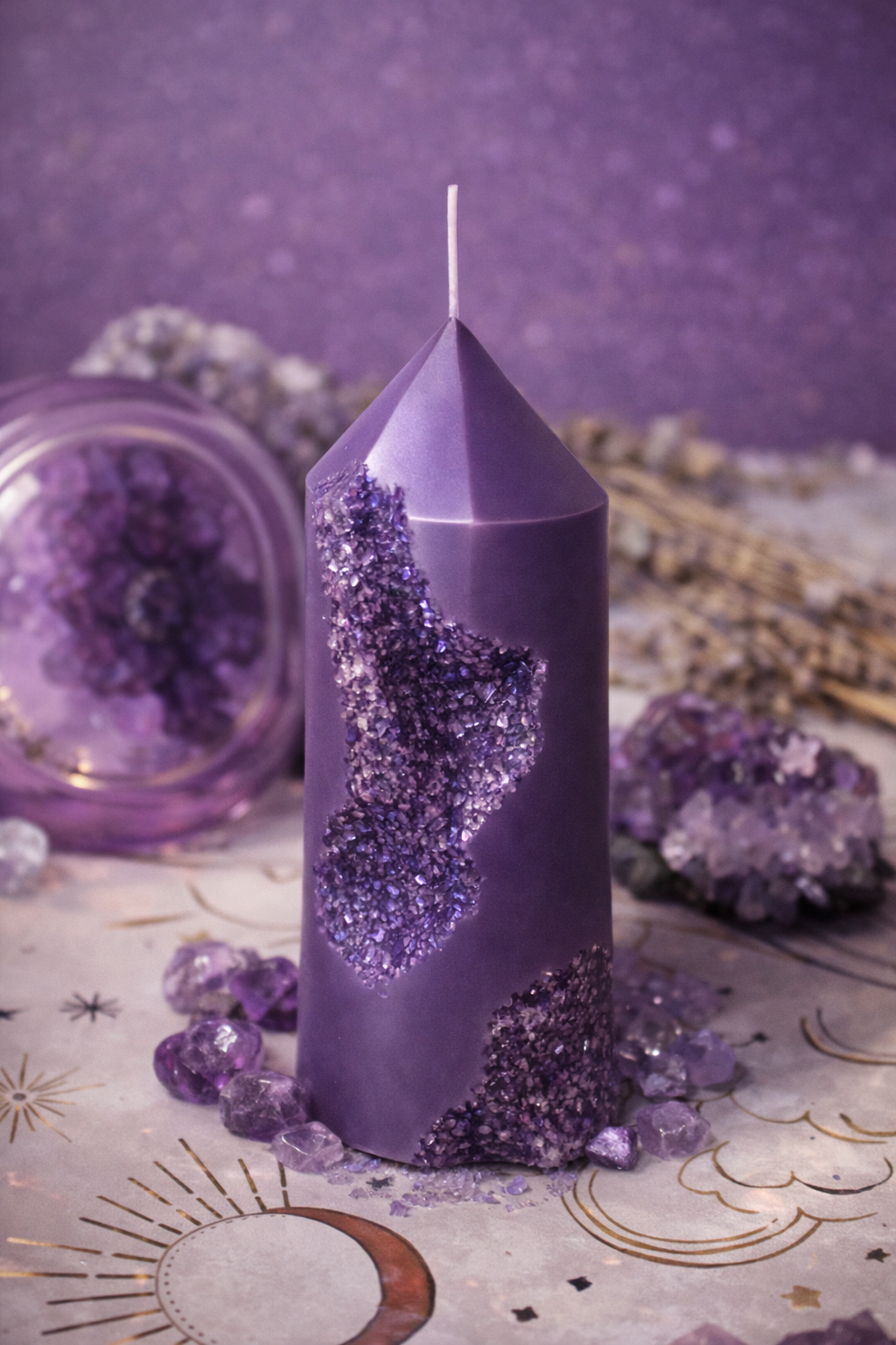 Crystal candle
