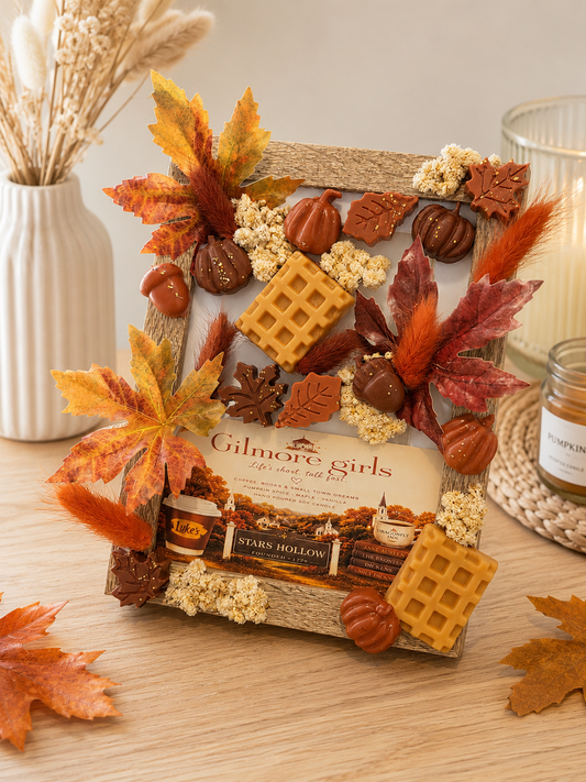 Gilmore Girls Stars Hollow Inspired Autumn Wax Melt Frame – Handmade Cosy Fall Home Décor