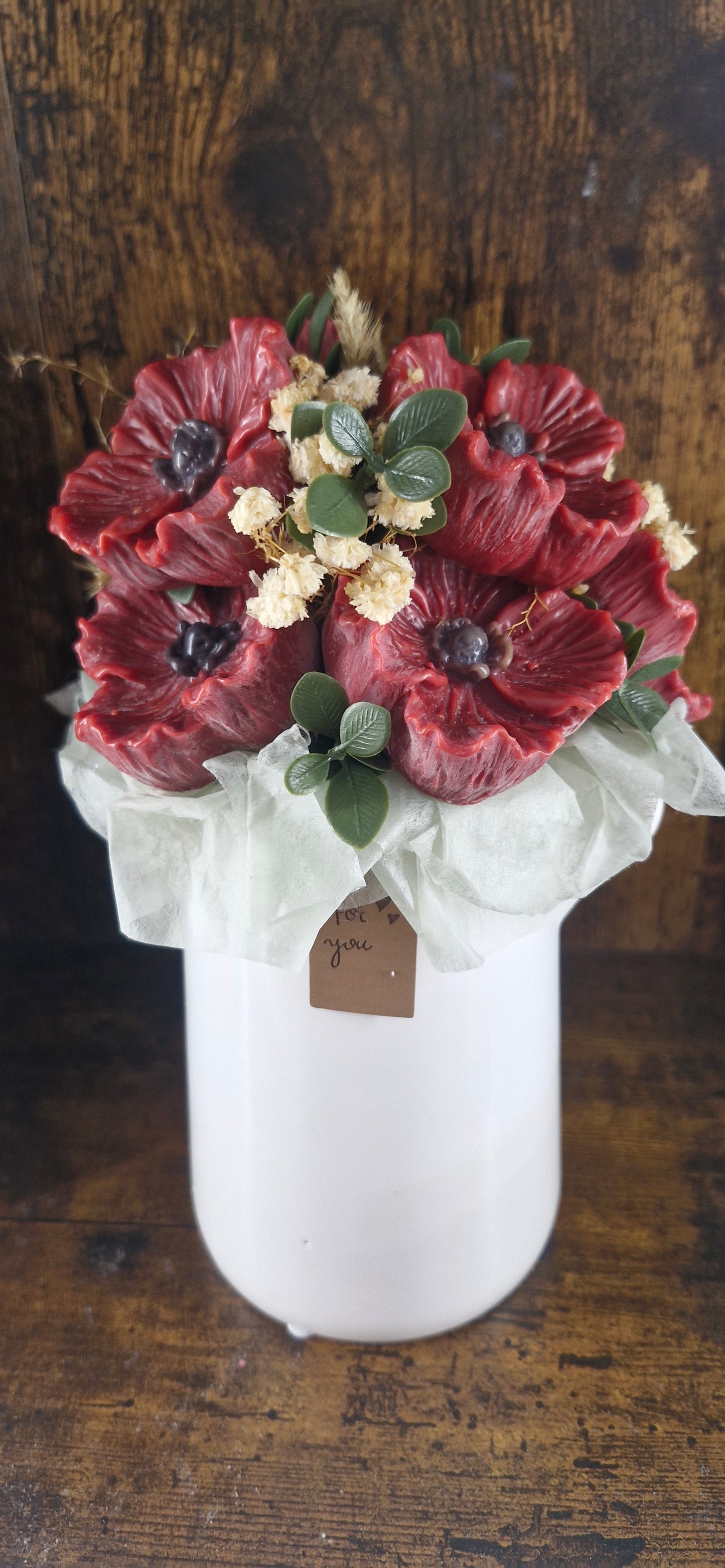Poppy Bouquet - Black Orchid