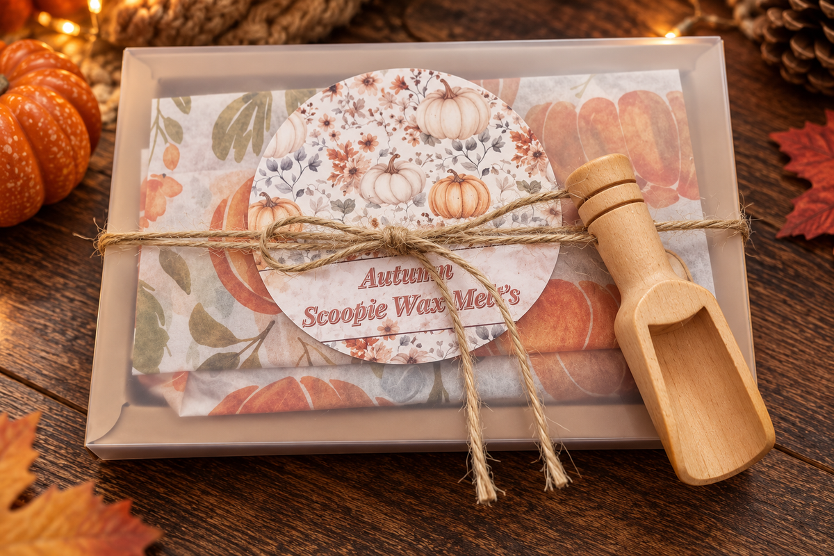 Autumn Scoopie Wax Melts | Handmade Seasonal Wax Melts | Serene Glow Home Fragrance