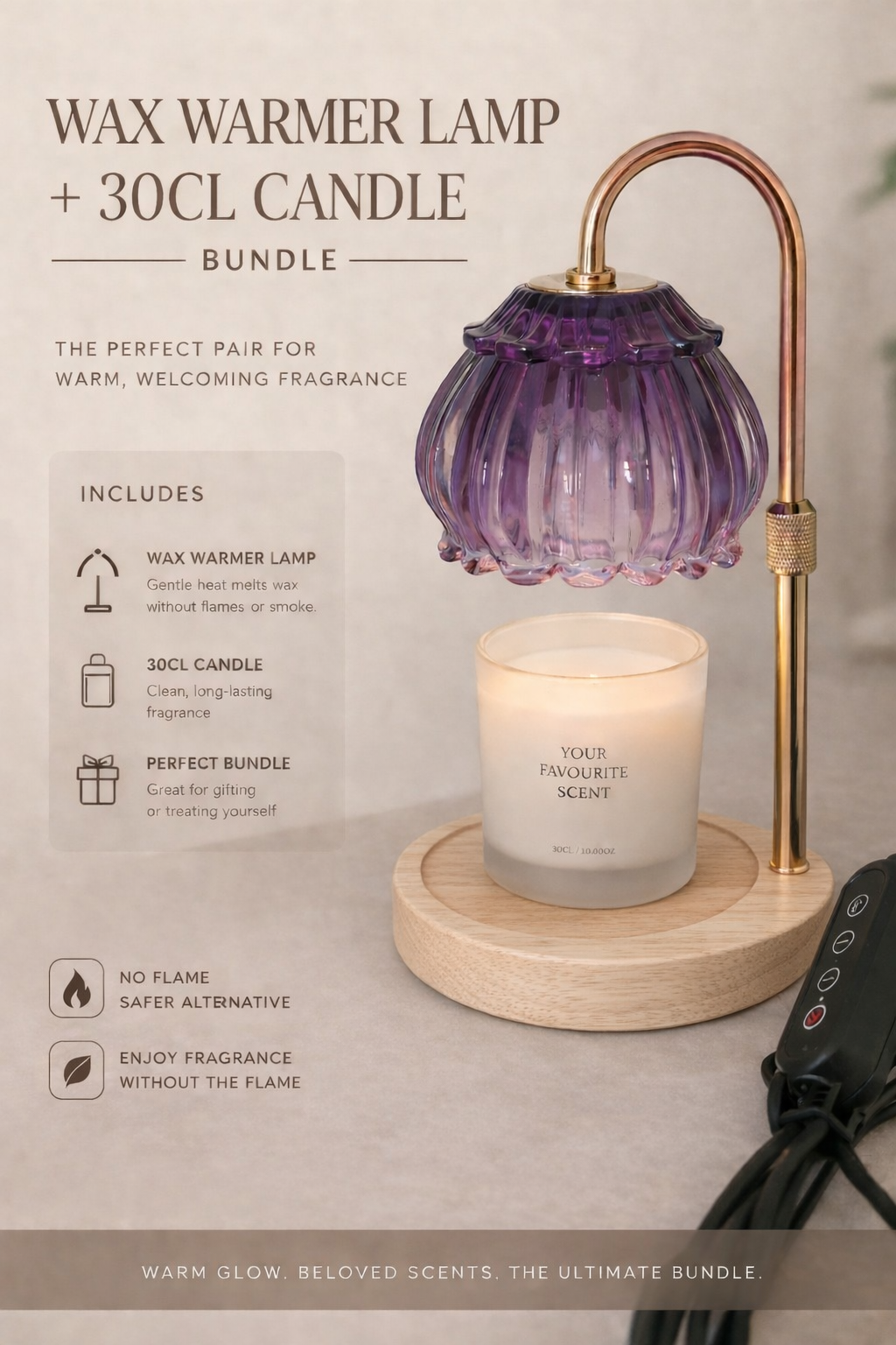 Wax Warmer + Candle Bundle