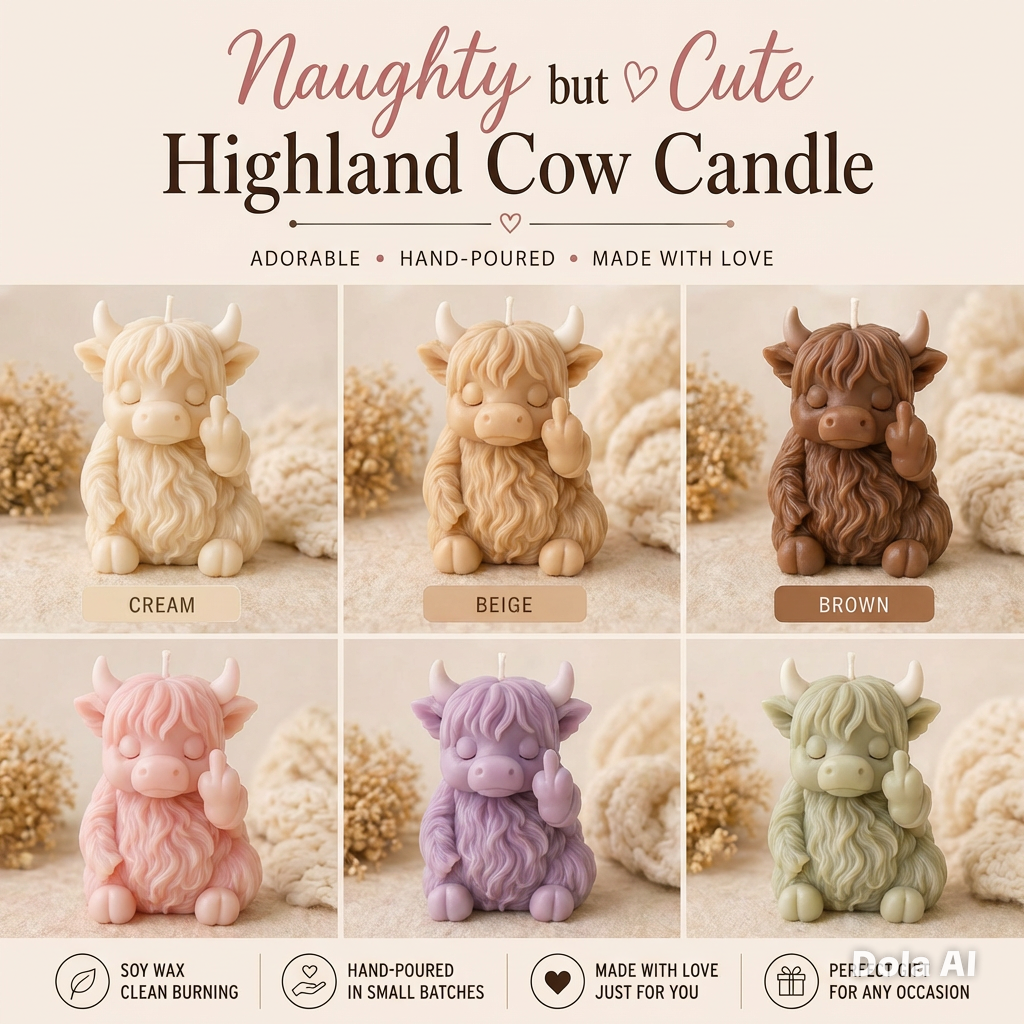 Naughty Highland cow