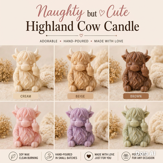 Naughty Highland cow