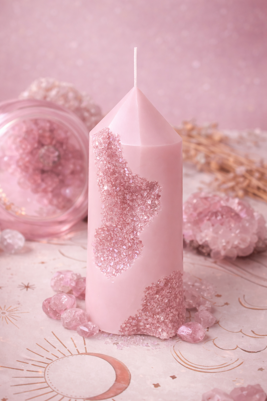 Crystal candle