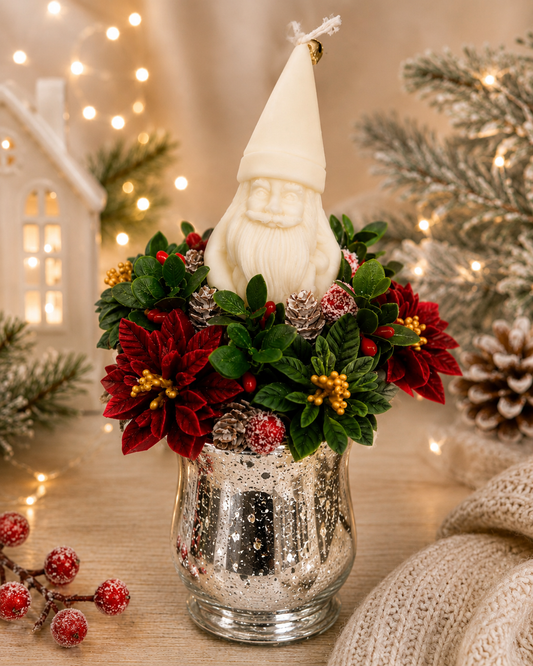 Christmas Santa Wax Bouquet