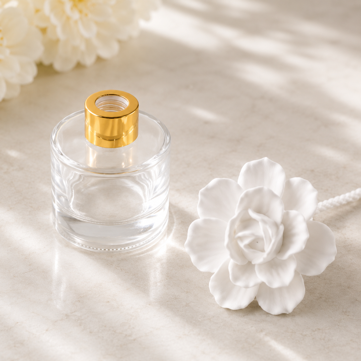 Gardenia Bloom Reed Diffuser 100ml | Luxury Flower Diffuser | Serene Glow
