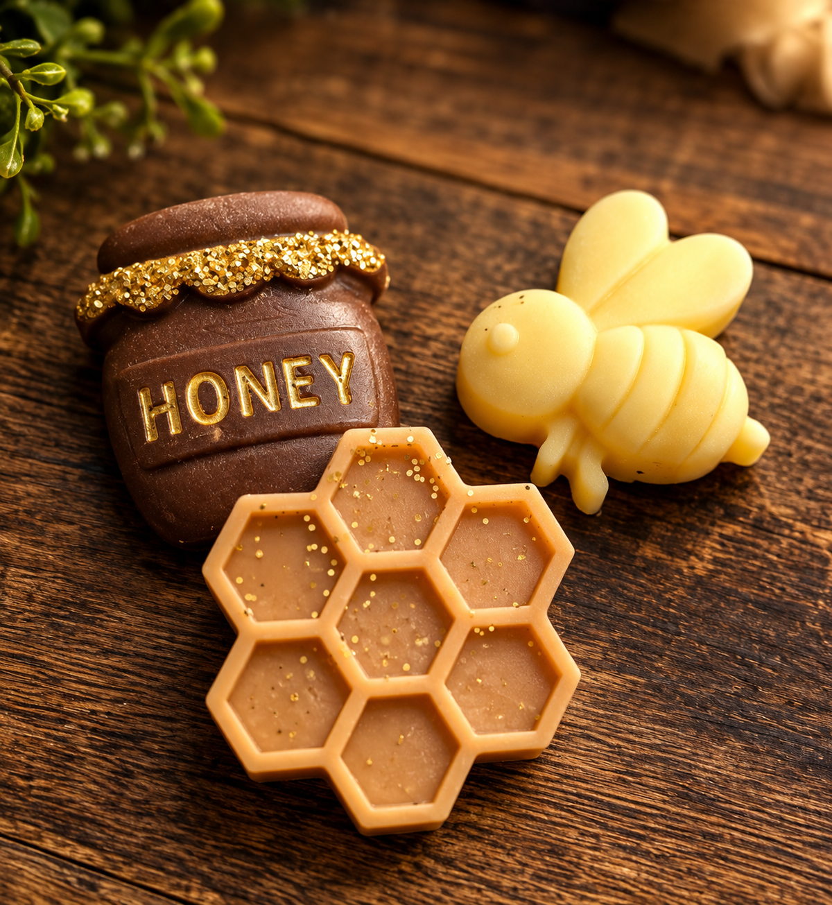 Honeycomb, Bee and Honey pot Melts
