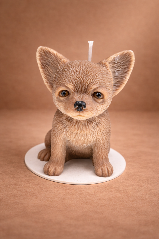 Chihuahua candle