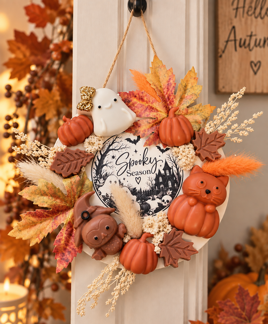 Spooky Season Scented Wax Wreath 👻🍂