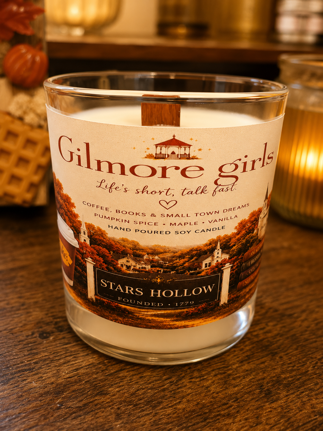 Gilmore Girls Stars Hollow Inspired Autumn Candle