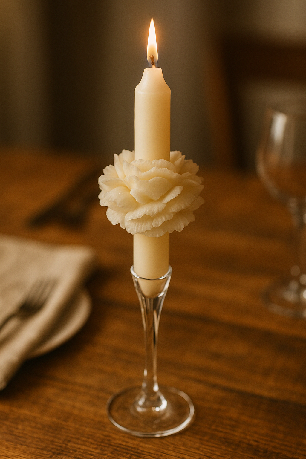Peony candle Stick