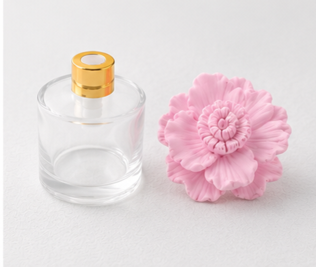 Pink Anemone Bloom Reed Diffuser 50ml | Luxury Flower Diffuser | Serene Glow