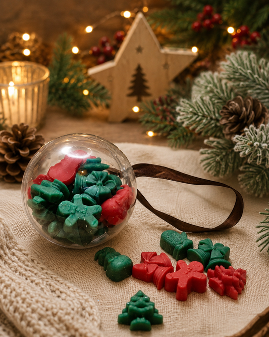 Christmas Bauble Wax Melts – Festive Ornament Gift