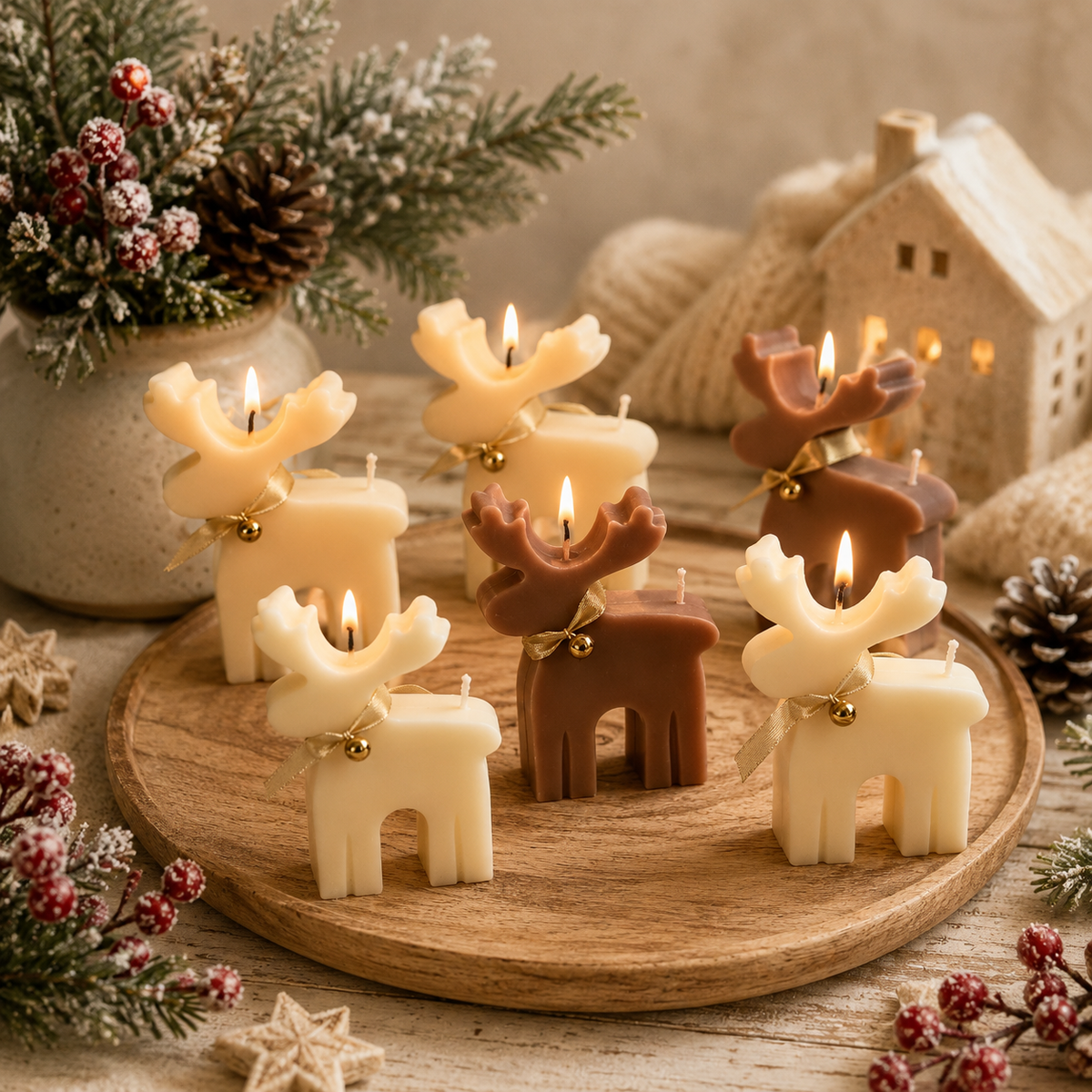 Christmas Reindeer Scented Candle