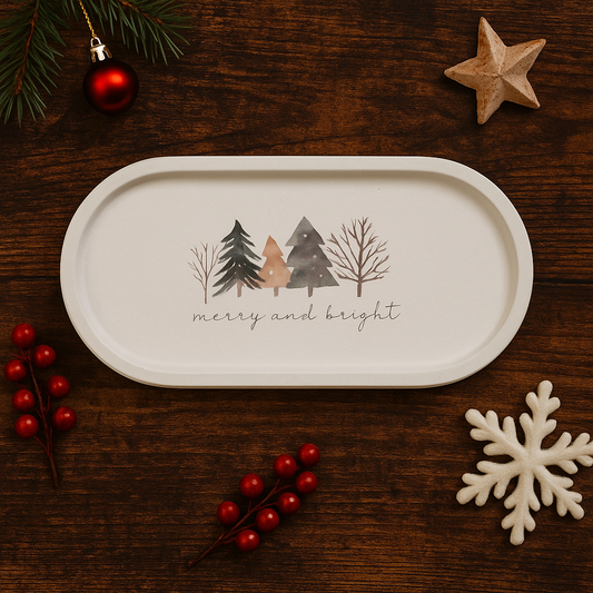 Festive Decorative Tray